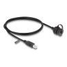 Delock - Prodlužovací šnura USB - USB typ B (M) do USB typ B (F) - 1 m - cerná