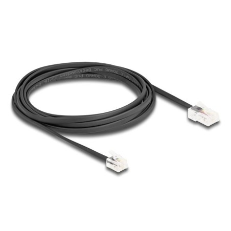 Delock - Telefonní kabel - RJ-45 (M) do RJ-11 (M) - 3 m - cerná