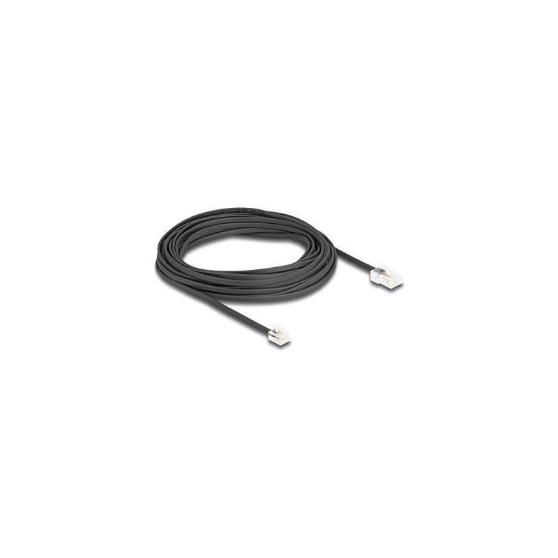 Delock - Telefonní kabel - RJ-45 (M) do RJ-11 (M) - 10 m - cerná