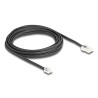 Delock - Telefonní kabel - RJ-45 (M) do RJ-11 (M) - 5 m - cerná