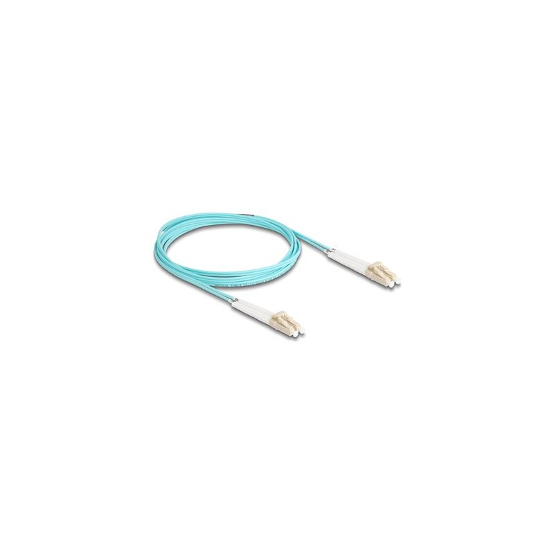 Delock - Sítový kabel - multirežim LC (M) do multirežim LC (M) - 2 m - optické vlákno - duplex - 50 / 125 mikron - OM3