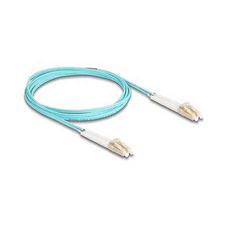 Delock - Sítový kabel - multirežim LC (M) do multirežim LC (M) - 2 m - optické vlákno - duplex - 50 / 125 mikron - OM3