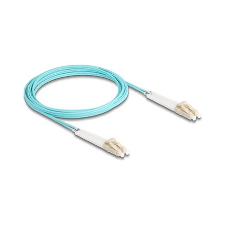 Delock - Sítový kabel - multirežim LC (M) úhlový do multirežim LC (M) úhlový - 3 m - optické vlákno - duplex - 50 / 125 mikron