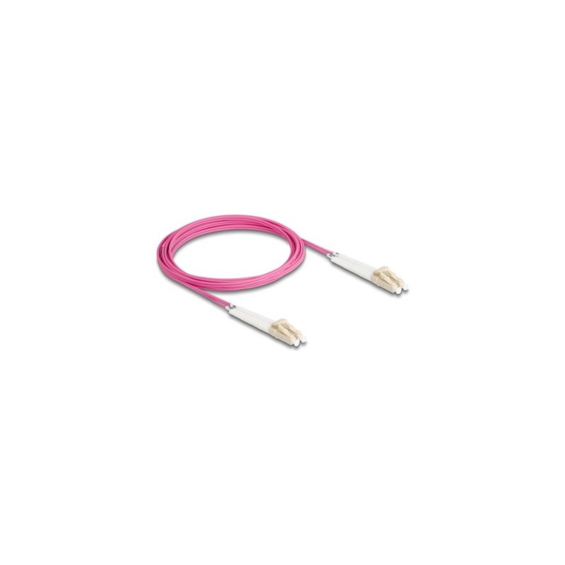 Delock - Sítový kabel - multirežim LC (M) do multirežim LC (M) - 3 m - optické vlákno - duplex - 50 / 125 mikron - OM4