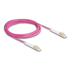 Delock - Sítový kabel - multirežim LC (M) úhlový do multirežim LC (M) úhlový - 5 m - optické vlákno - duplex - 50 / 125 mikron