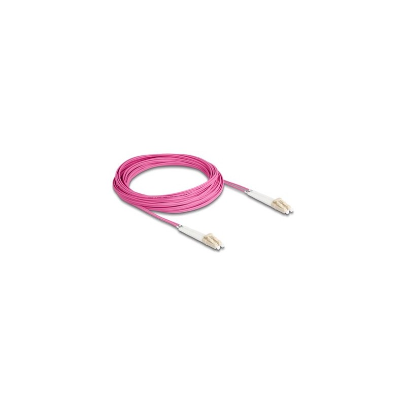 Delock - Sítový kabel - multirežim LC (M) úhlový do multirežim LC (M) úhlový - 10 m - optické vlákno - duplex - 50 / 125 mikron