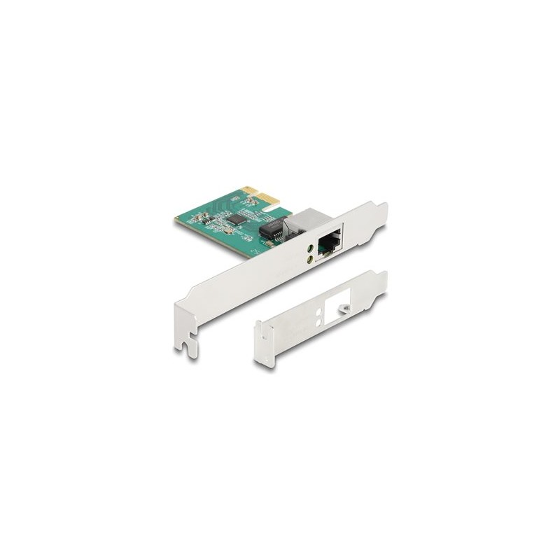 Delock - Sítový adaptér - PCIe 2.1 nízký profil - 2.5GBase-T x 1