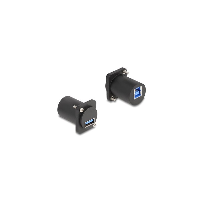 Delock - USB adaptér - USB (F) typ D do USB typ B (F) typ D - up to 5 Gbps data transfer rate - cerná