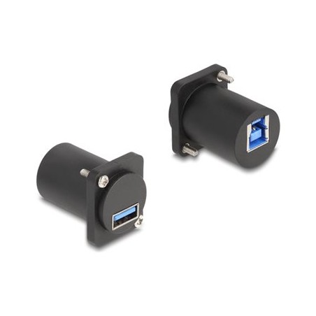 Delock - USB adaptér - USB (F) typ D do USB typ B (F) typ D - up to 5 Gbps data transfer rate - cerná