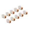 Delock - Modul keystone - RJ-45 (F) do LSA (F) - STP - CAT 6a - oranžová (balení 10)