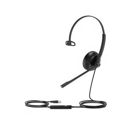 Yealink UH34 Mono náhlavní souprava na jedno ucho s USB konektorem pro Teams