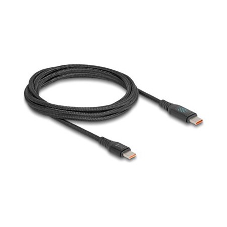 Delock - USB kabel - 24 pin USB-C (M) do 24 pin USB-C (M) - 28 V - 5 A - 1.2 m - up to 480 Mbps, podpora napájení Power