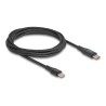 Delock - USB kabel - 24 pin USB-C (M) do 24 pin USB-C (M) - 28 V - 5 A - 1.2 m - up to 480 Mbps, podpora napájení Power