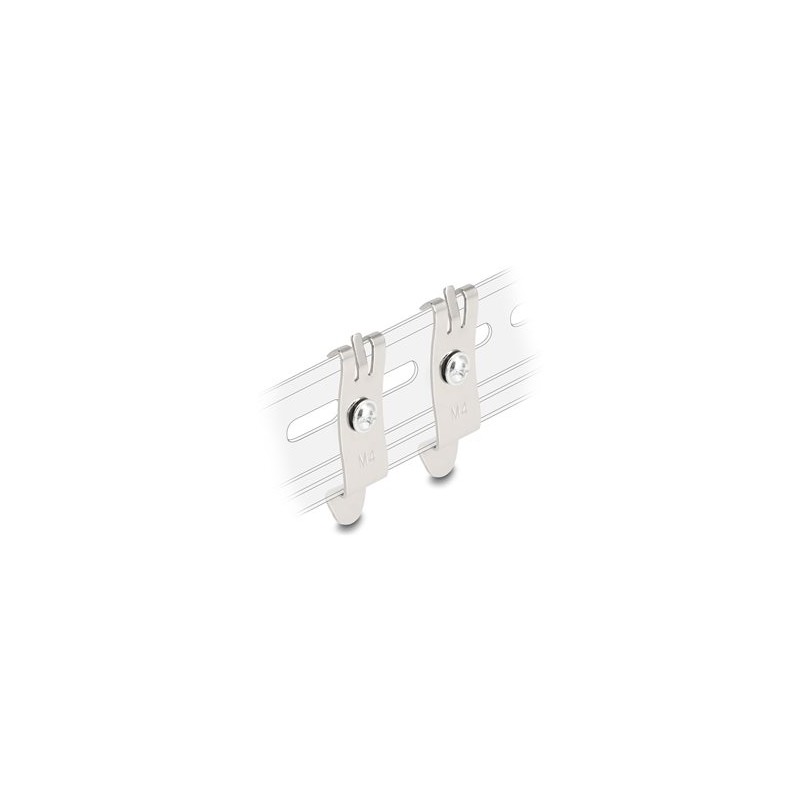Delock - Desktop patch panel pro lištu DIN 35 mm