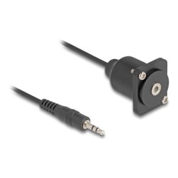 Delock - Prodlužovací šnura audio - mini-phone stereo 3.5 mm s piny (male) do mini-phone stereo 3.5 mm se zdírkami (female) typ