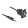 Delock - Prodlužovací šnura audio - mini-phone stereo 3.5 mm s piny (male) do mini-phone stereo 3.5 mm se zdírkami (female) typ