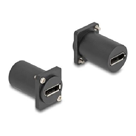 Delock D-Type Module - Modul - montáž na panel - DisplayPort - cerná