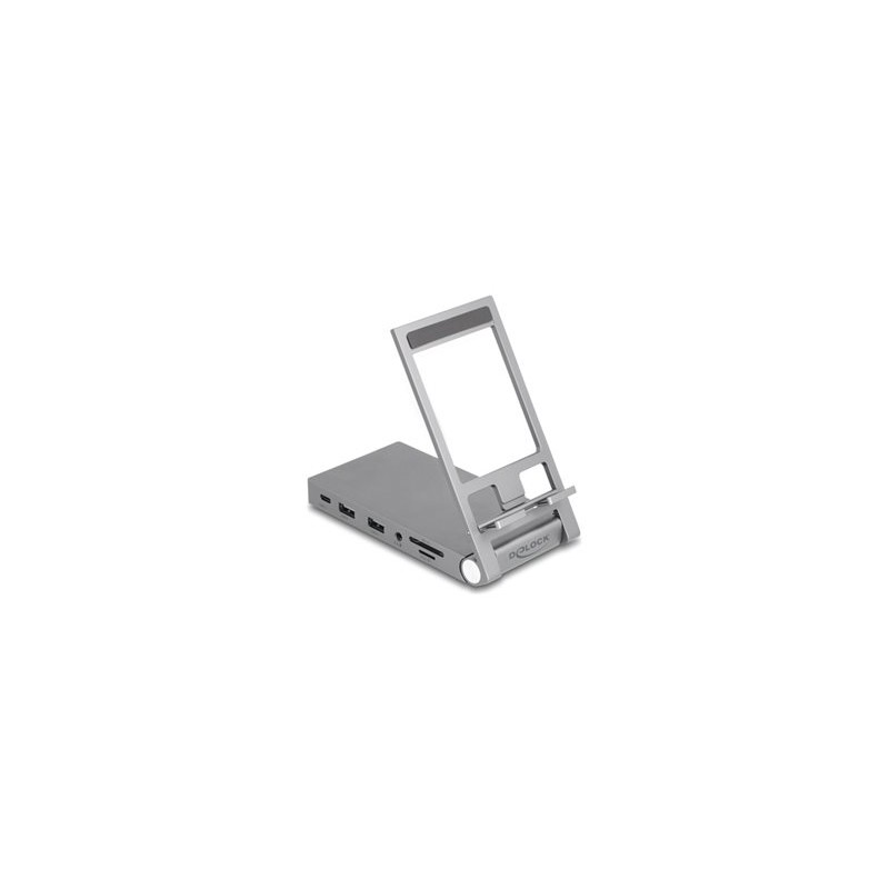 Delock - Dokovací stanice + stojan na notebook/tablet - USB-C / Thunderbolt 3 - HDMI
