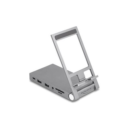 Delock - Dokovací stanice + stojan na notebook/tablet - USB-C / Thunderbolt 3 - HDMI