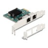 Delock - Sítový adaptér - PCIe 2.0 nízký profil - Gigabit Ethernet x 2 88205