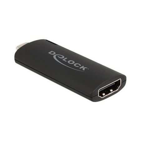 Delock - Adaptér pro zachytávání videa - USB-C 2.0 - černá