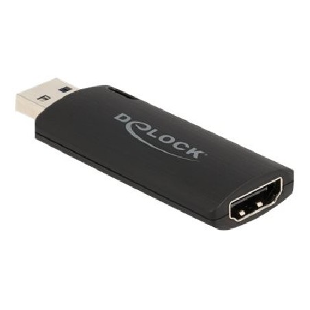 Delock - Adaptér pro zachytávání videa - USB 2.0 - černá