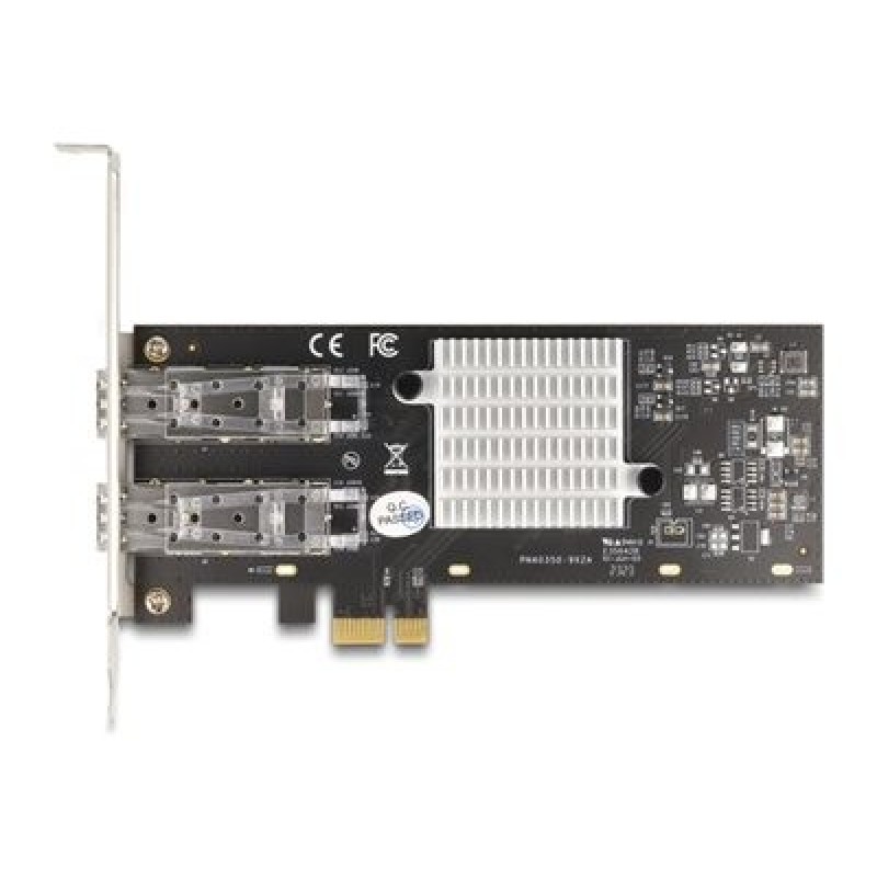 Delock - Sítový adaptér - PCIe nízký profil - Gigabit SFP x 2