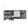 Delock - Sítový adaptér - PCIe nízký profil - Gigabit SFP x 2
