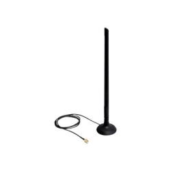Delock SMA WLAN Antenna with Magnetic Stand and Flexible Joint 6.5 dBi - Anténa - Wi-Fi - 6.5 dBi - všesměrová