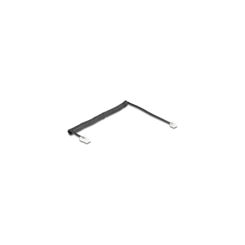 Delock - Telefonní kabel - RJ-45 (M) do RJ-11 (M) - 2 m - svinutý - cerná