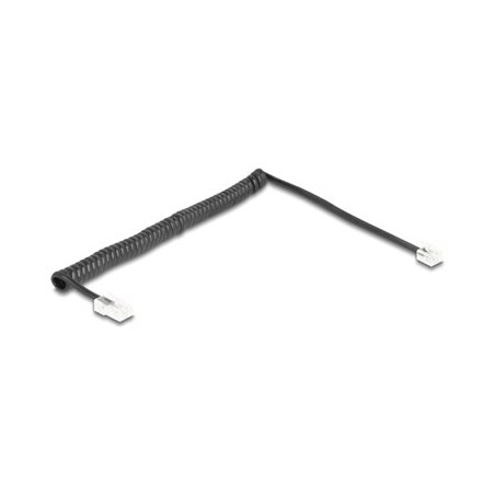 Delock - Telefonní kabel - RJ-45 (M) do RJ-11 (M) - 2 m - svinutý - cerná