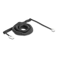 Delock - Telefonní kabel - RJ-11 (M) do RJ-45 (M) - 10 m - svinutý - cerná