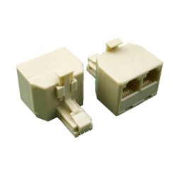 DATACOM Rozdvojka RJ11 6p4c Cat3 (2xFemale,1xMale)