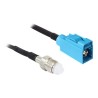 Delock - Kabel antény - konektor FAKRA Z se zdírkami (female) do FME se zdírkami (female) - 2 m - cerná