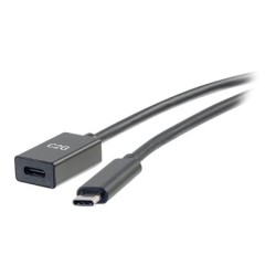 C2G 3ft USB-C to C 3.1 (Gen 2) Male to Female Extension Cable (10Gbps) - Prodlužovací USB kabel - USB-C (M) do USB-C (F) - USB