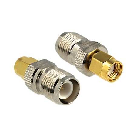 Delock - RF adapter - RP-SMA se zdířkami (female) do RP-TNC s piny (male)