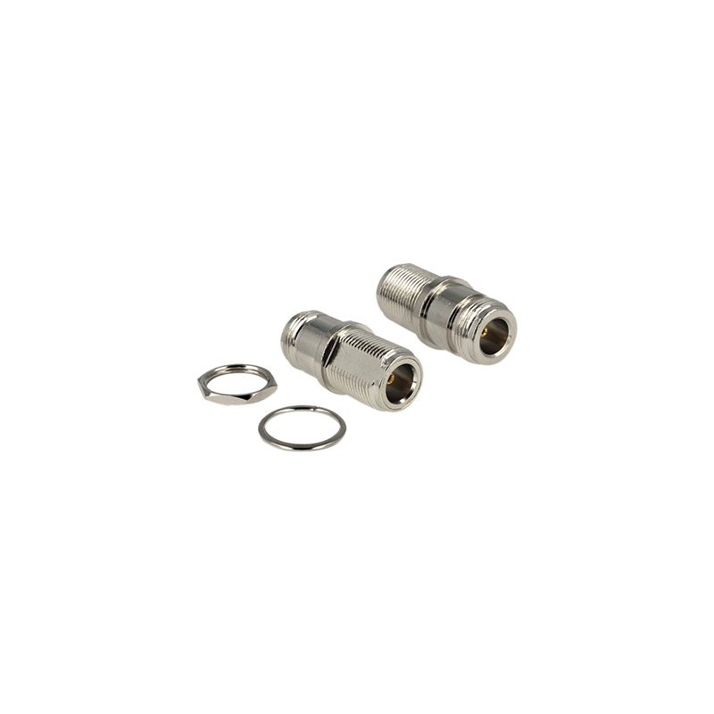 Delock - RF adapter - N konektor se zdírkami (female) do N konektor se zdírkami (female)