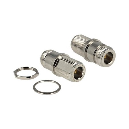 Delock - RF adapter - N konektor se zdírkami (female) do N konektor se zdírkami (female)