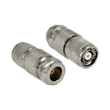 Delock - RF adapter - RP-TNC se zdířkami (female) do N konektor se zdířkami (female)