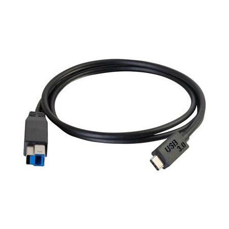 C2G 3m USB 3.1 Gen 1 USB Type C to USB B Cable M/M - USB C Cable Black - USB kabel - USB Type B (M) do USB-C (M) - USB 3.1 - 3