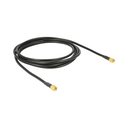 Delock - Kabel antény - SMA (M) do SMA (M) - 2 m - LMR-195 - černá