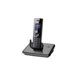 HP Poly VVX D230 - Bezdrátový telefon s identifikací volajícího - DECT - 3-cestný možnost volání - provoz 8 linek - černá
