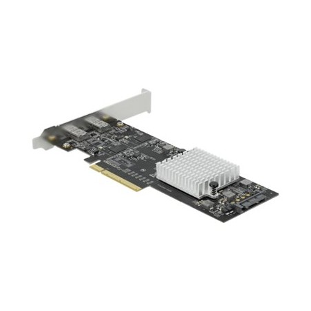 Delock - USB adaptér - PCIe 3.0 x8 nízký profil - USB-C 3.2 Gen 2x2 x 2