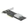 Delock - USB adaptér - PCIe 3.0 x8 nízký profil - USB-C 3.2 Gen 2x2 x 2