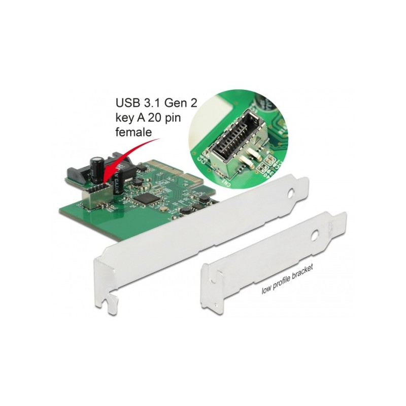 PCI Express x4 Card to 1 x internal USB, PCI Express x4 Card to 1 x internal USB 89029