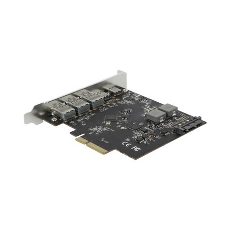 Delock - USB adaptér - PCIe 3.0 x4 - USB-C 3.2 Gen 2 x 2 + USB 3.2 Gen 2 x 3