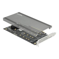 Delock PCI Express x16 Card to 4 x internal NVMe M.2 Key M - Adaptér rozhraní - M.2 - Expansion Slot to M.2 - M.2 NVMe Card
