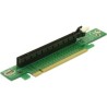 Delock Riser card PCI Express x16 angled 90° left insertion - Riser karta