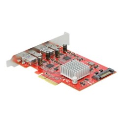 Delock - USB adaptér - PCIe 3.0 x4 - USB 3.2 Gen 2 x 2 + USB-C 3.2 Gen 2 x 2