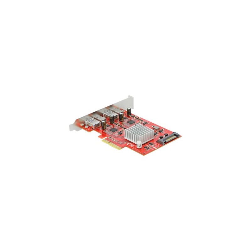 Delock - USB adaptér - PCIe 3.0 x4 - USB 3.2 Gen 2 x 2 + USB-C 3.2 Gen 2 x 2